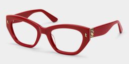 Dillon Rouge Cat-eye lunettes2
