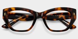 Dillon Écaille Cat-eye lunettes2