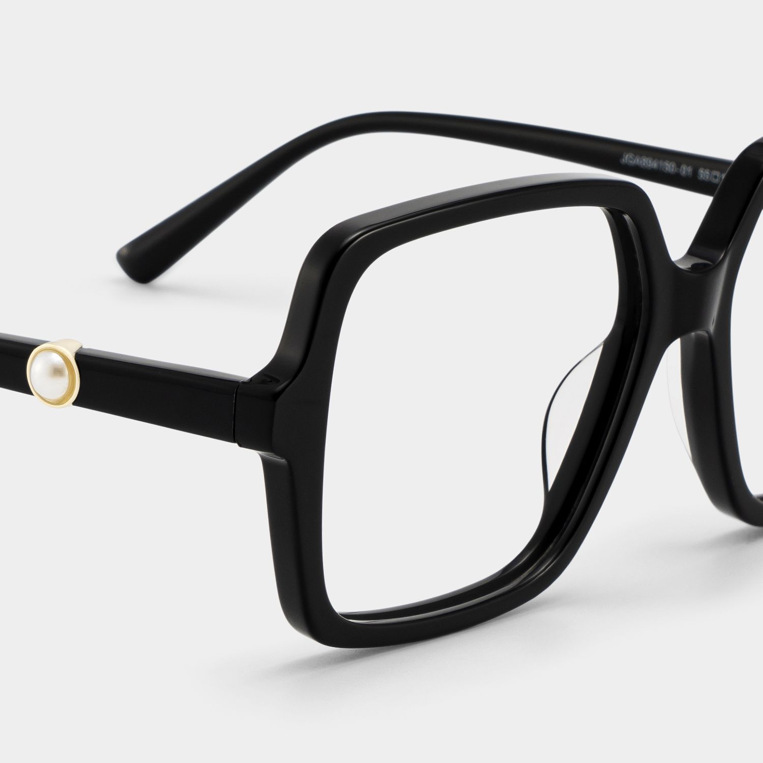 Commander les lunettes à monture carrée noires Elena en ligne | ZEELOOL4