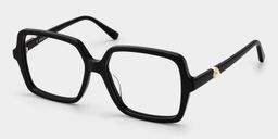 Lunettes carrées noires Elena2