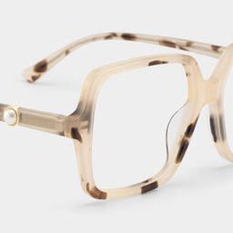 Lunettes carrées écaille de tortue Elena5