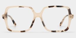 Lunettes carrées écaille de tortue Elena1