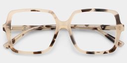 Lunettes carrées écaille de tortue Elena2