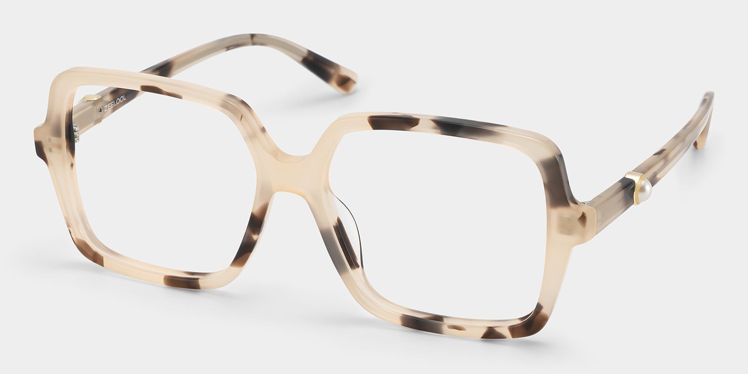 Lunettes de vue carrées écaille de tortue Elena — Style classique | ZEELOOL2
