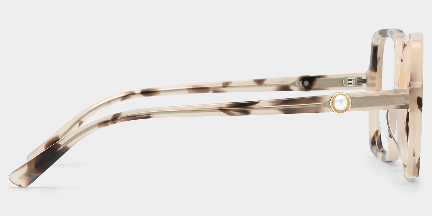 Lunettes de vue carrées écaille de tortue Elena — Style classique | ZEELOOL4