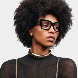 Lunettes noires carrées Maddox1