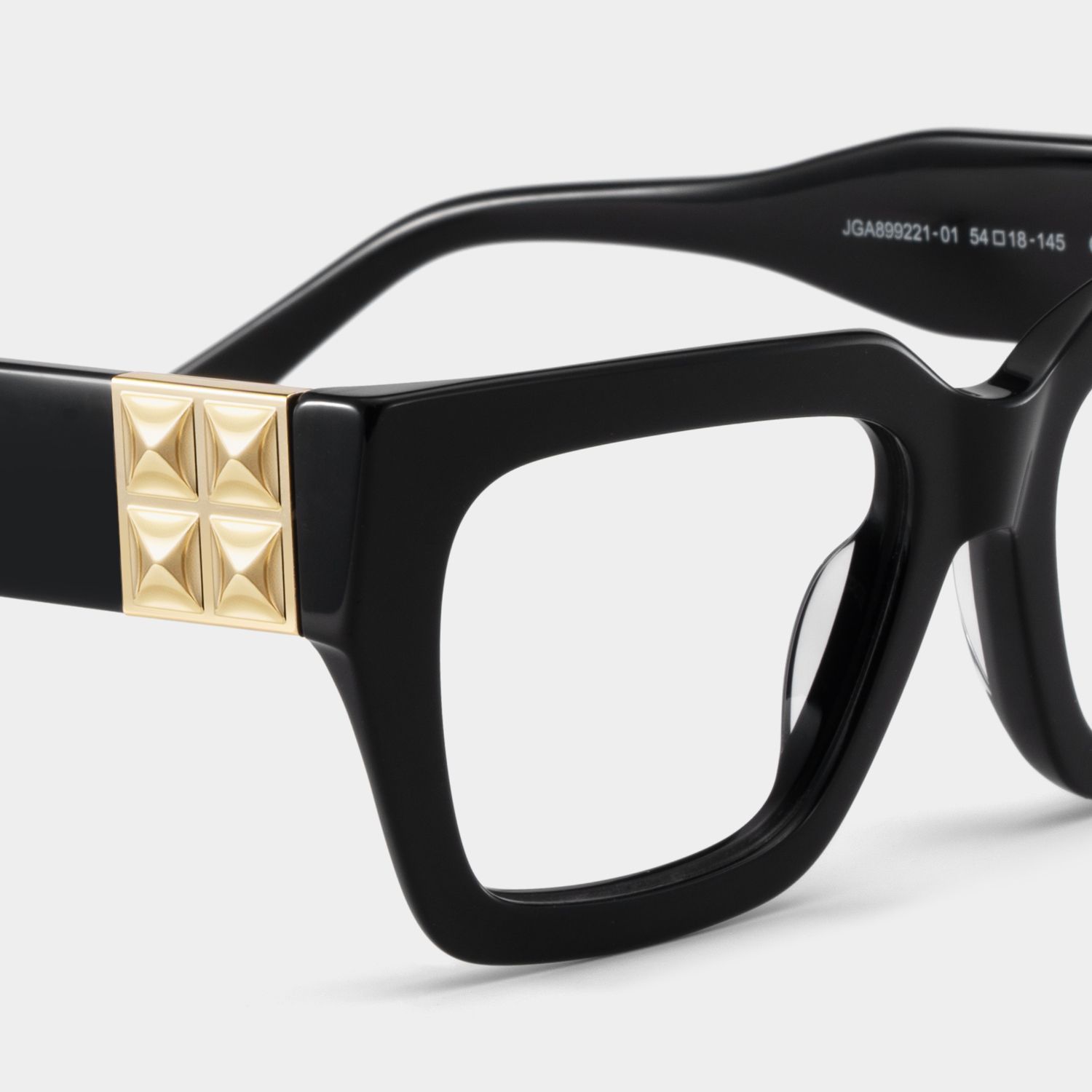 Lunettes Maddox à monture noire et carrée en ligne | ZEELOOL6
