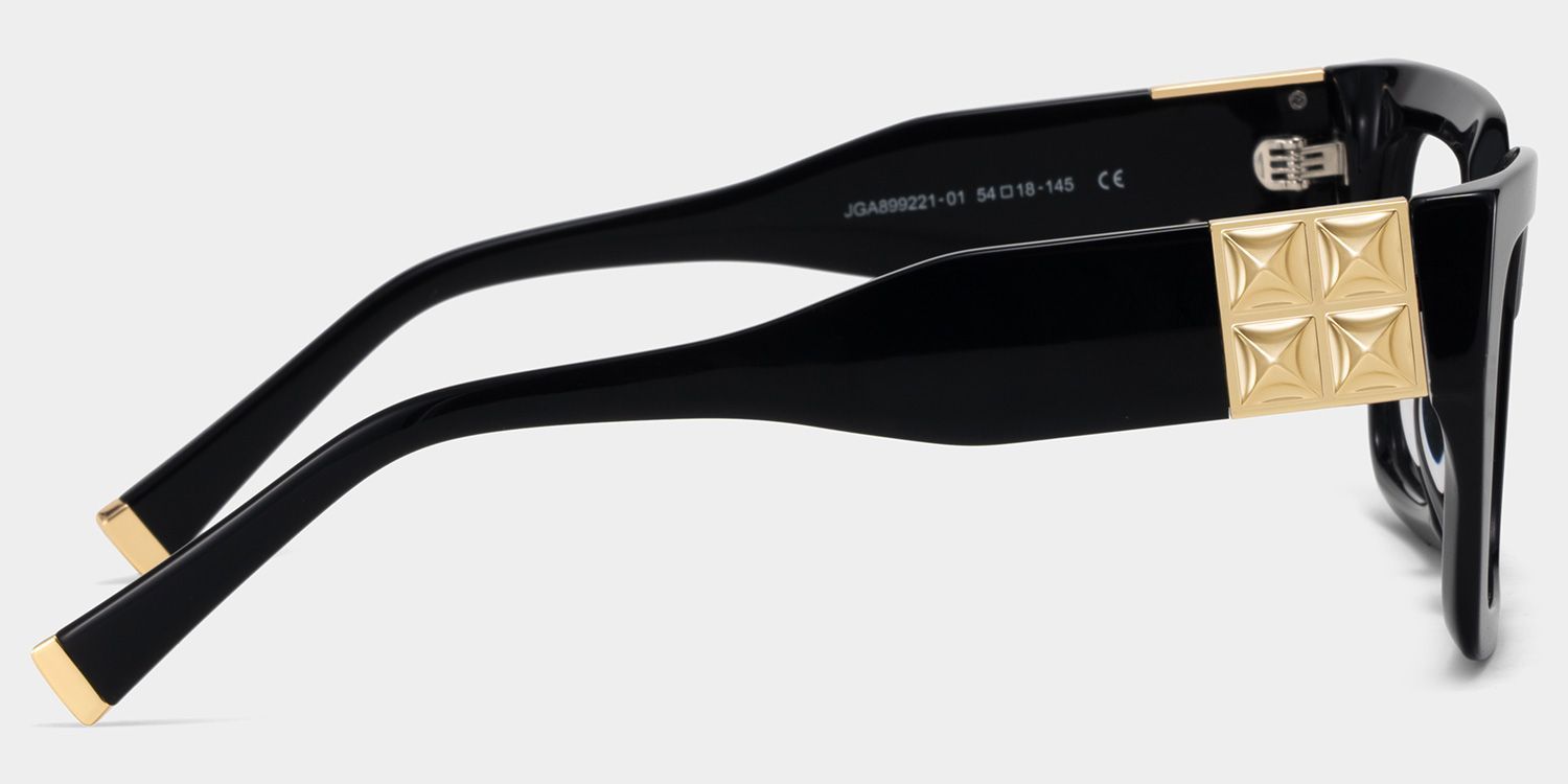 Lunettes Maddox à monture noire et carrée en ligne | ZEELOOL5