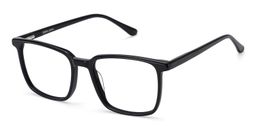 Lunettes noires rectangulaires Aidan2