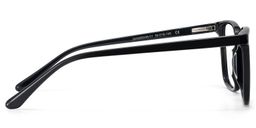 Lunettes noires rectangulaires Aidan3