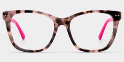 Lunettes carrées écaille de tortue Ava0