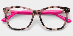 Lunettes carrées écaille de tortue Ava1