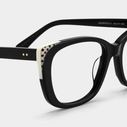 Lunettes œil-de-chat noires Madeline6