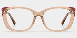 Madeline Lunettes œil-de-chat beiges0