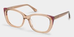 Madeline Lunettes œil-de-chat beiges2