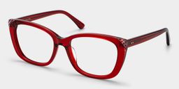 Lunettes œil-de-chat rouges Madeline2