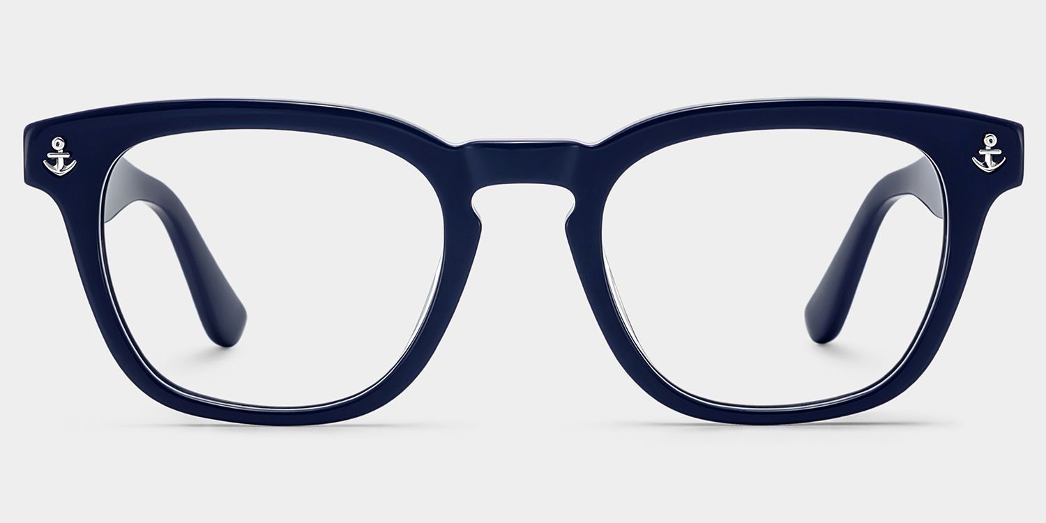 Lunettes Rondes Bleues Pierce pour Homme | ZEELOOL0
