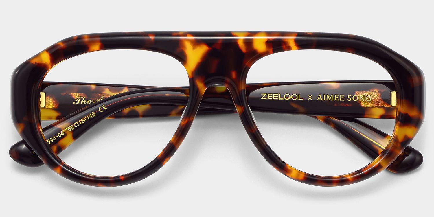 Lunettes Écaille L'Aviateur ZEELOOL x Aimee Song2