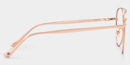 Lunettes aviateurs or rose Cher4
