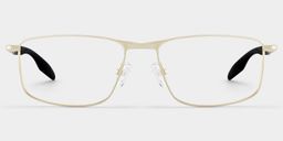 Lunettes rectangulaires Scout dorées0