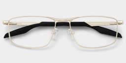 Lunettes rectangulaires Scout dorées1