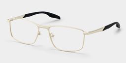 Lunettes rectangulaires Scout dorées2