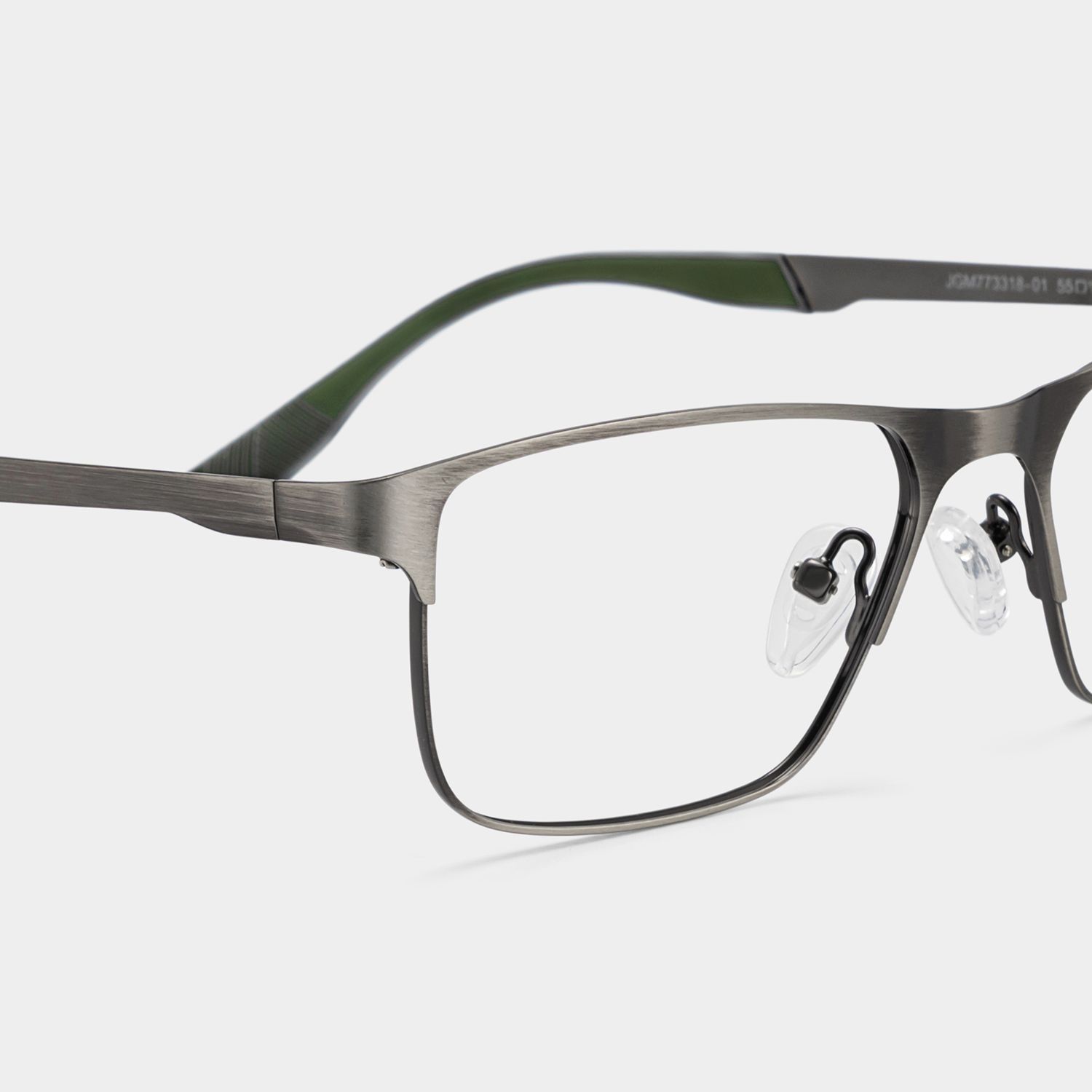 Lunettes à Monture Browline Argentée Kellen en Ligne pour Homme | ZEELOOL4