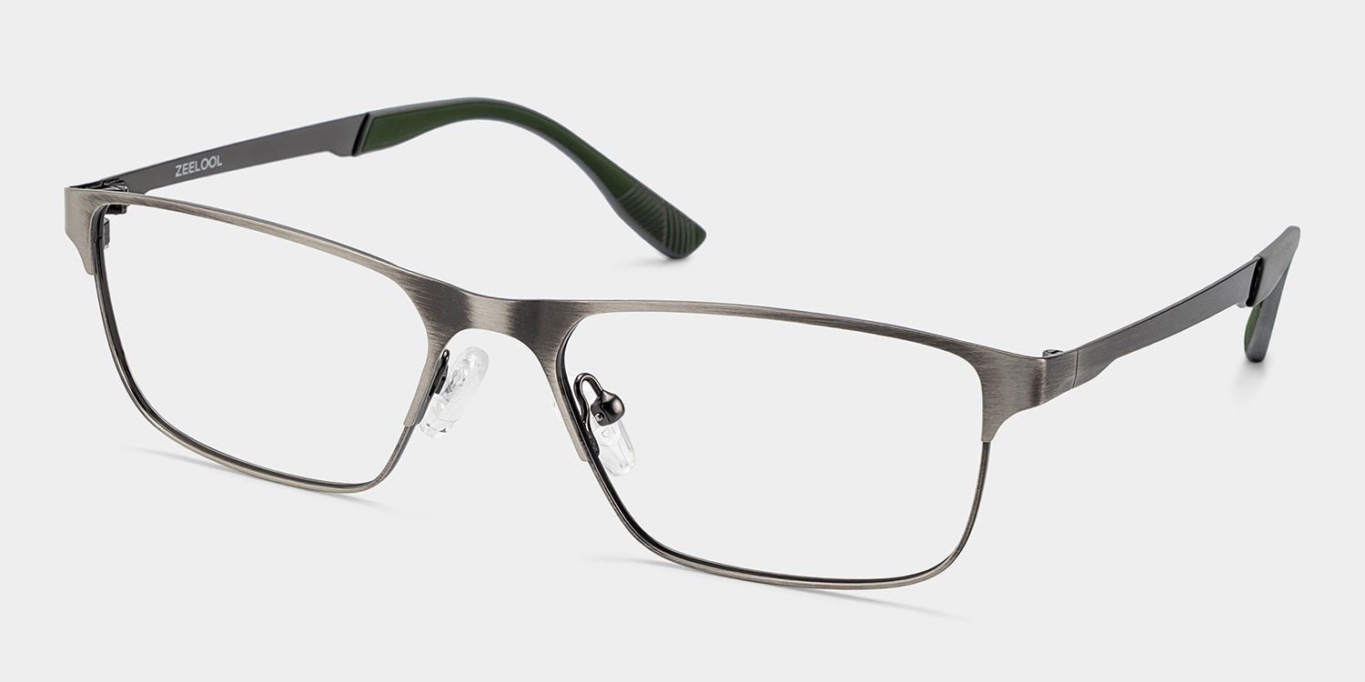 Lunettes à Monture Browline Argentée Kellen en Ligne pour Homme | ZEELOOL2