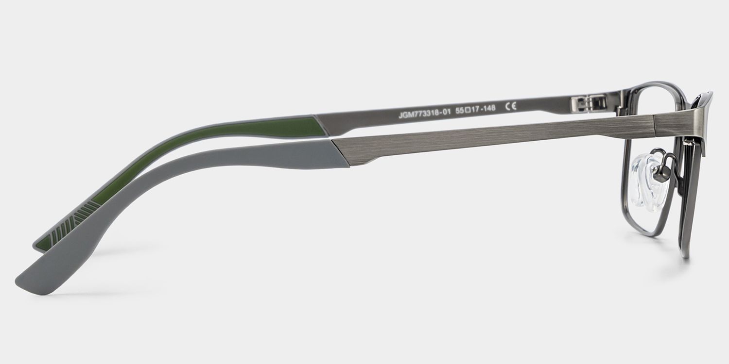 Lunettes à Monture Browline Argentée Kellen en Ligne pour Homme | ZEELOOL3