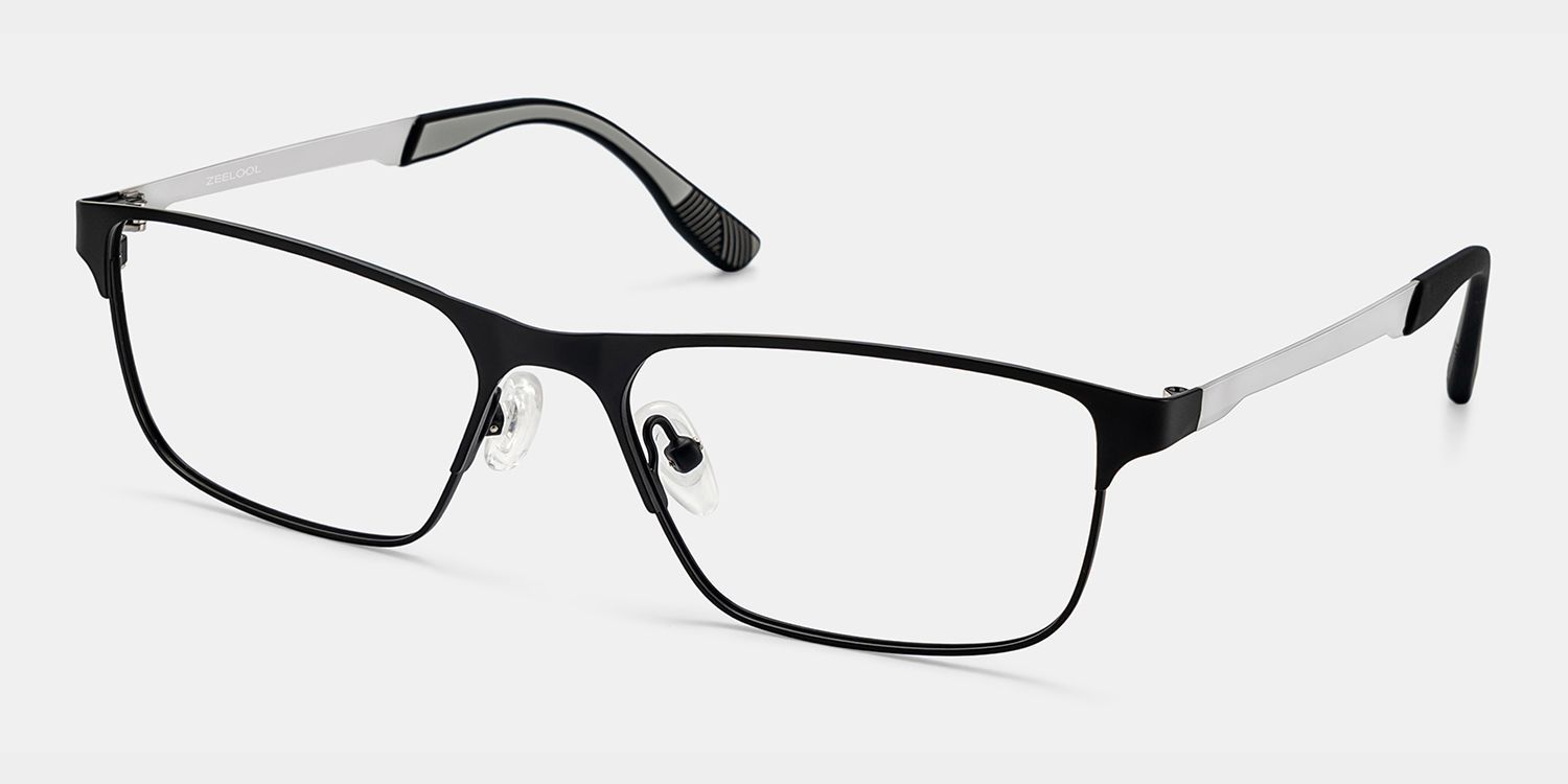 Lunettes de vue Kellen noires à monture browline | ZEELOOL2