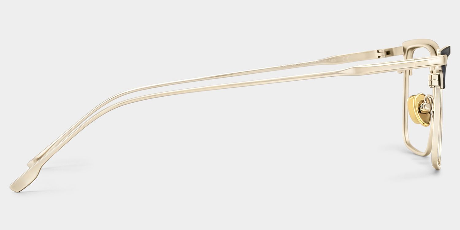 Lunettes Addison Browline à Monture en Métal Noire en Ligne | ZEELOOL3