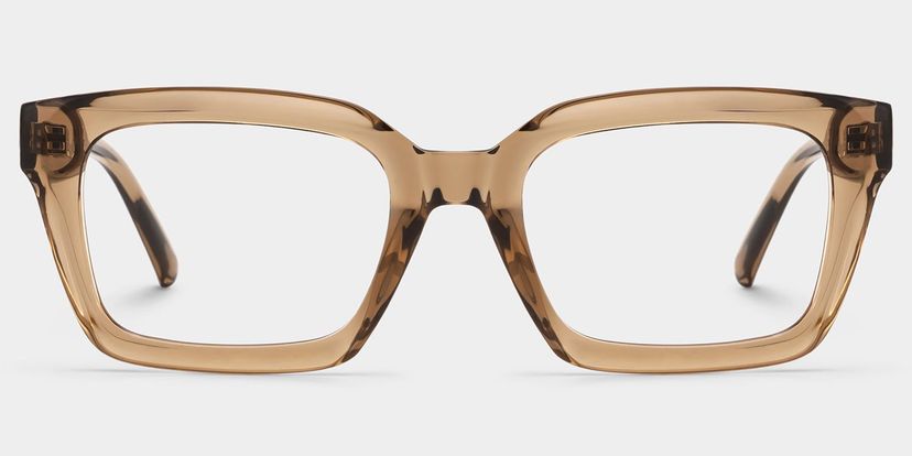Grover Beige Rectangulaire lunettes