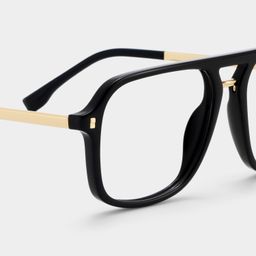 Lunettes Aviateur Noires Kilworth5