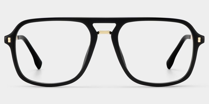Lunettes Aviateur Noires Kilworth