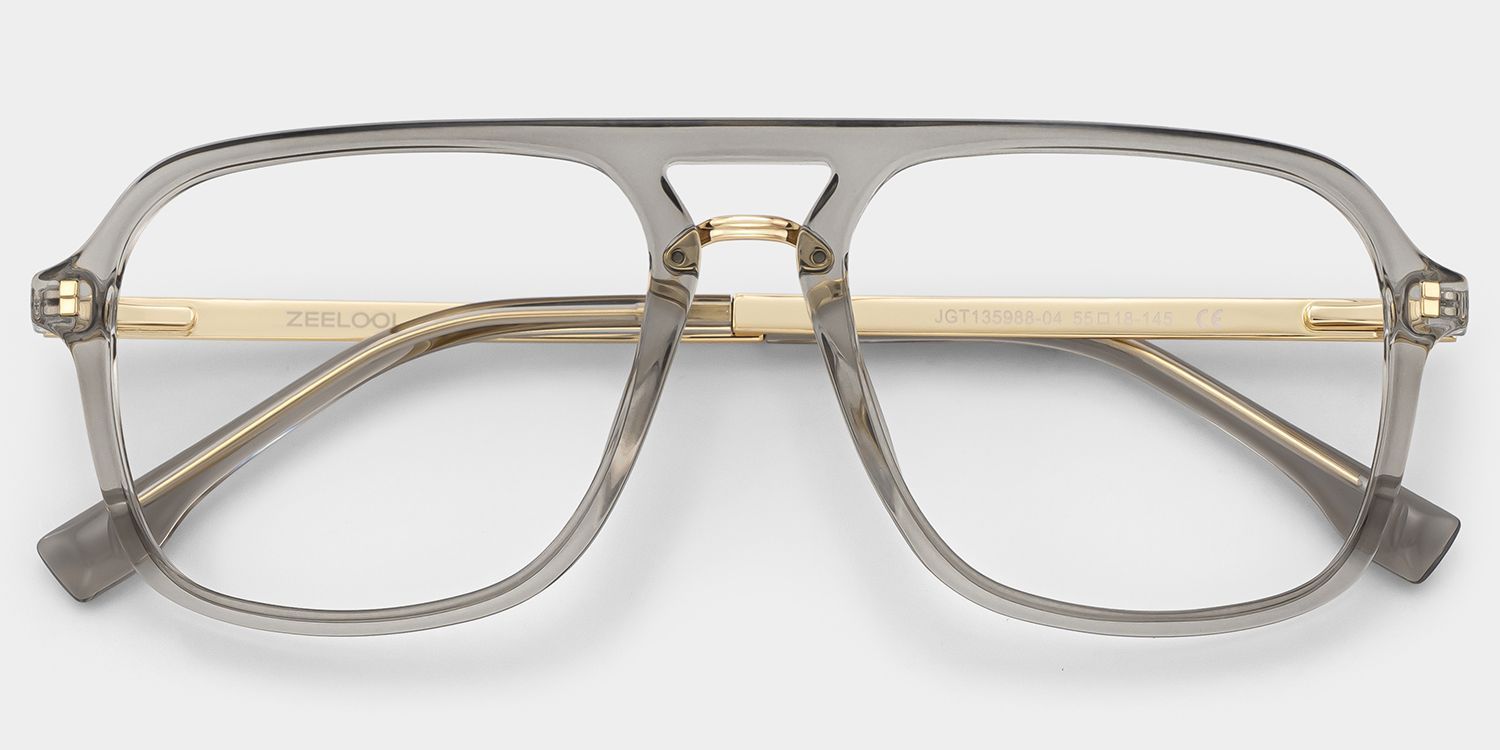 Offres sur les Lunettes Aviateur Kilworth Grises - Lunettes Zeelool2