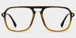 Lunettes Kilworth Aviator Marron0