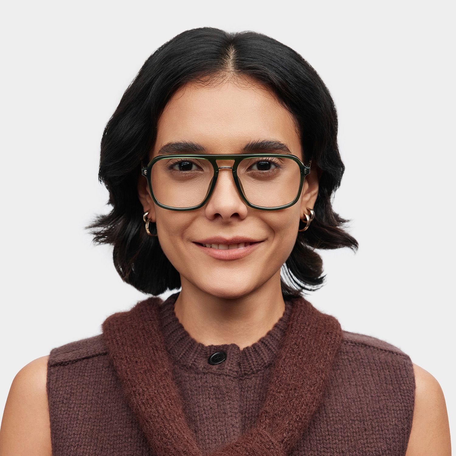 Offres sur les lunettes aviateur Kilworth vertes - Lunettes Zeelool0