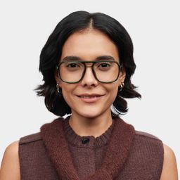 Lunettes Aviateur Kilworth Vertes0