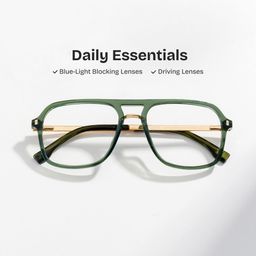 Lunettes Aviateur Kilworth Vertes2
