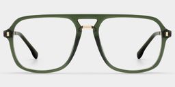 Lunettes Aviateur Kilworth Vertes3