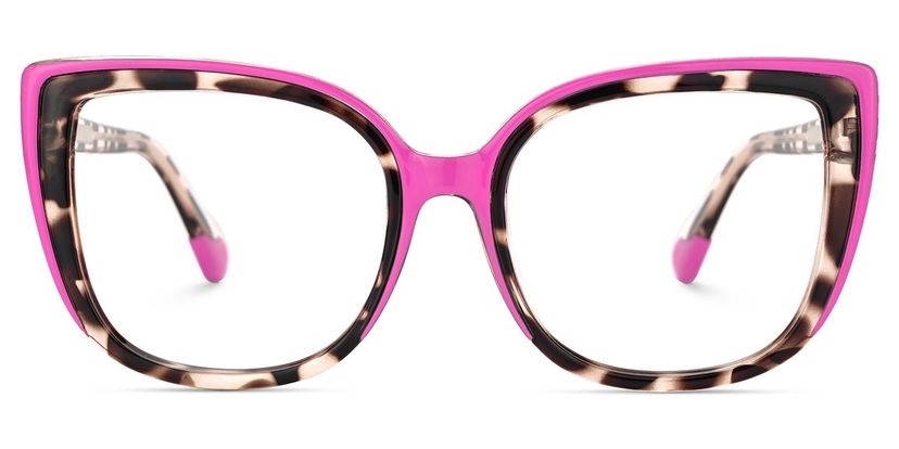 Fenn Écaille rose Cat-eye lunettes