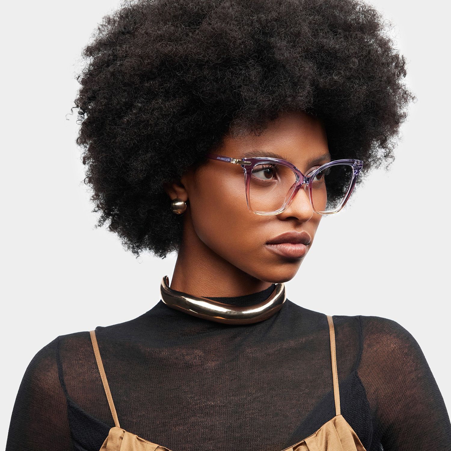 Lunettes Lamar à monture multicolore avec monture papillon en ligne | ZEELOOL1