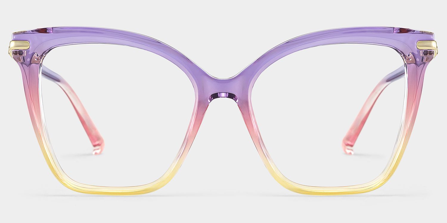Lunettes Lamar à monture multicolore avec monture papillon en ligne | ZEELOOL2