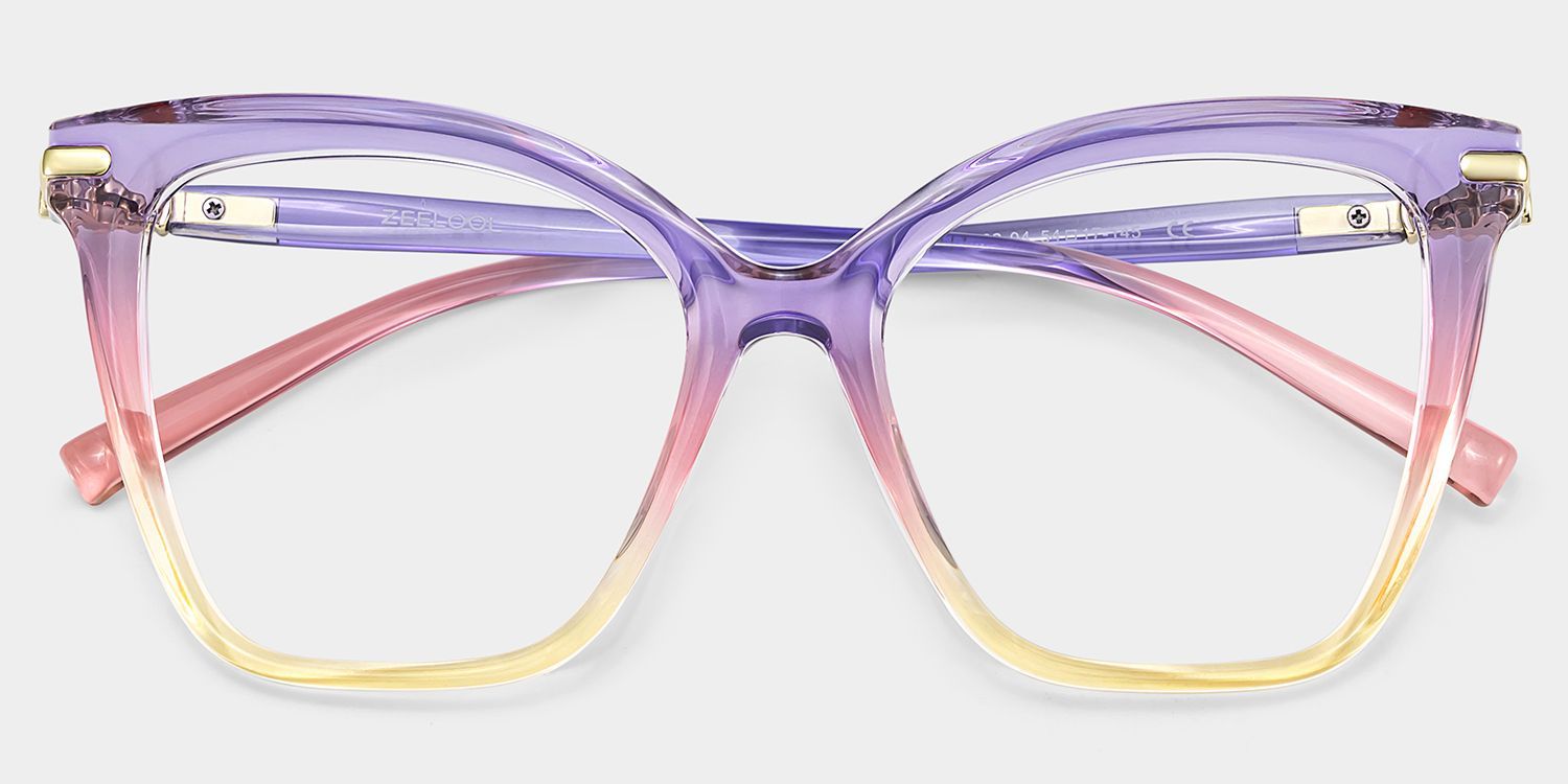Lunettes Lamar à monture multicolore avec monture papillon en ligne | ZEELOOL3