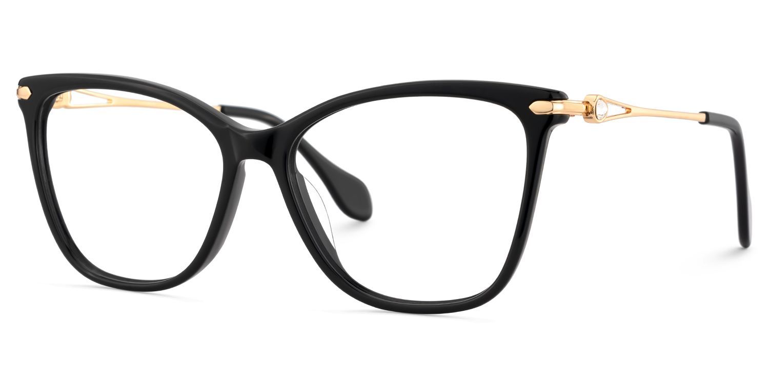 Lunettes en forme de papillon avec diamant brillant sur les branches3