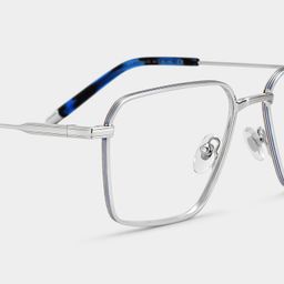 Ashley Argent Carré lunettes4