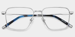 Ashley Argent Carré lunettes1