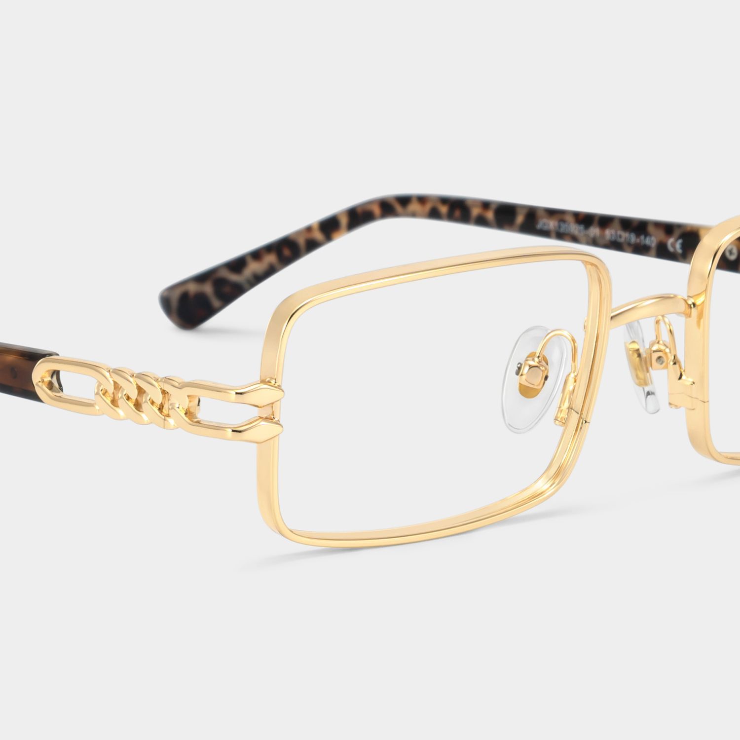 Lunettes Rectangulaires Dorées Olivia | ZEELOOL4