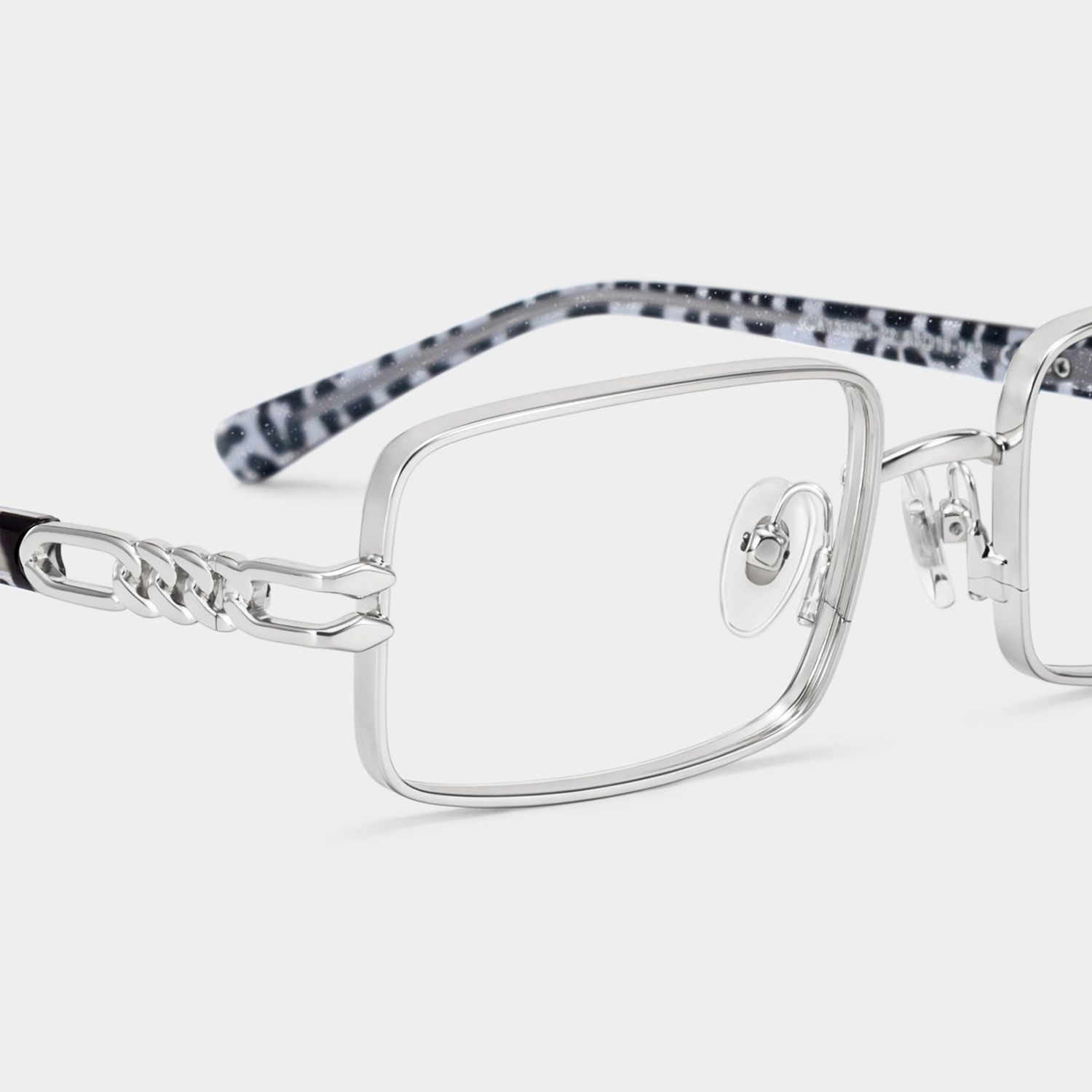 Lunettes rectangulaires argentées Olivia | ZEELOOL4