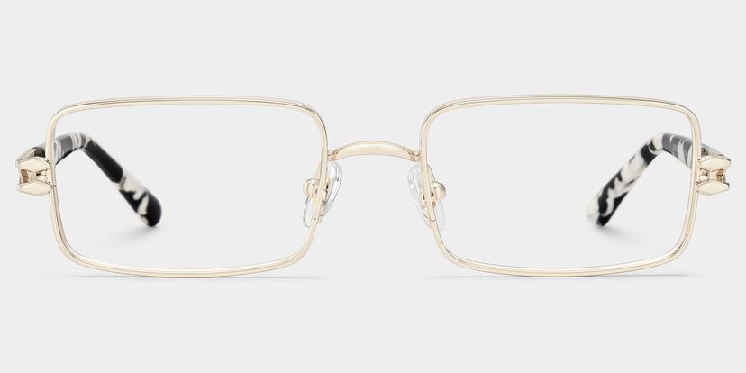 Lunettes rectangulaires Olivia or clair